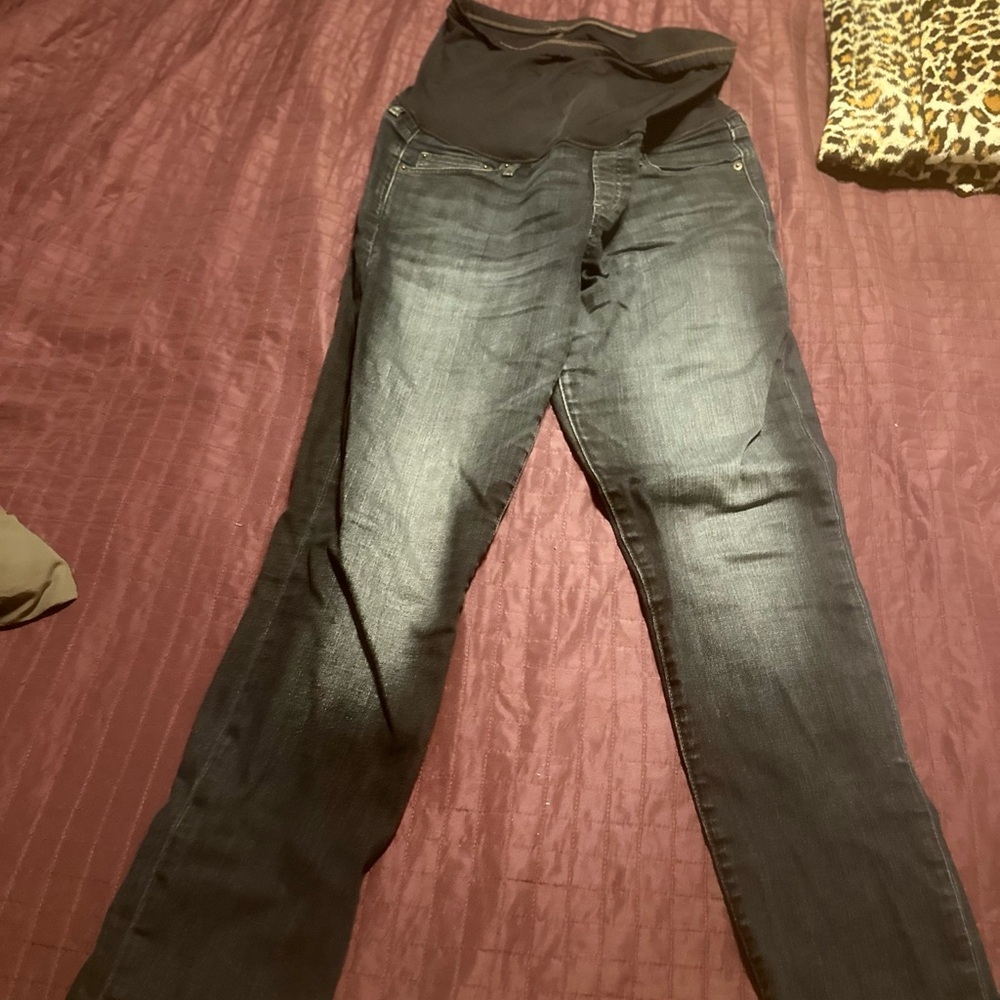 Long maternity jeans